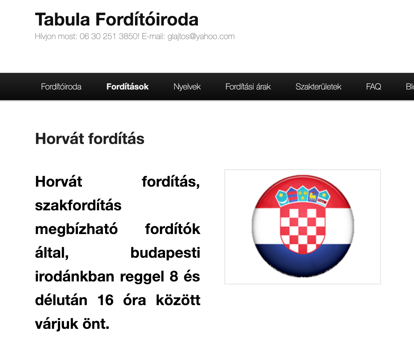 magyar horvát fordító